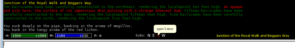 Avalon prompt plugin for MUSHclient